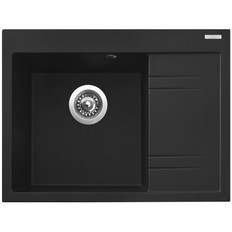 Kuchyňský dřez Sinks Rim 650 L Metalblack 74 levý